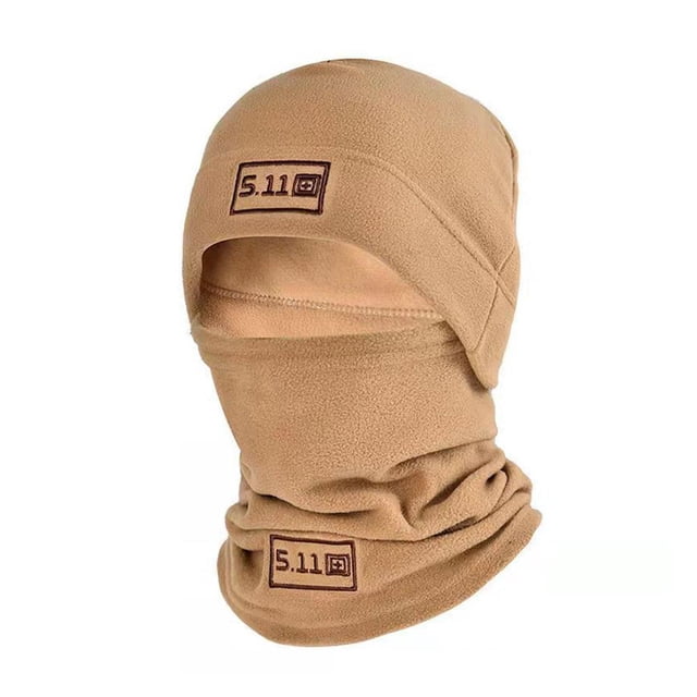 Unisex Winter Fleece Beanie and Scarf Set for Outdoor Sports Cycling Skiing