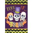 thumbnail image 4 of Drapeau de Jardin Carson, Violet, Jaune, Noir, Blanc, Orange, 4 of 4
