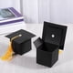 thumbnail image 5 of 75unids Papel DIY Graduacion Tapa Caja de Regalo en Forma de Azucar Chocolate Caja para Graduacion Fiesta Favor Sombrero Soltero Sombrero Boda Caramelo Caja Regalo Negro, 5 of 5