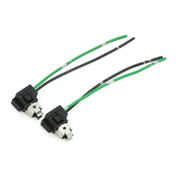 2uds Precableado Conector H1 H3 Toma de Bombilla Faro Antiniebla para el Vehículos
