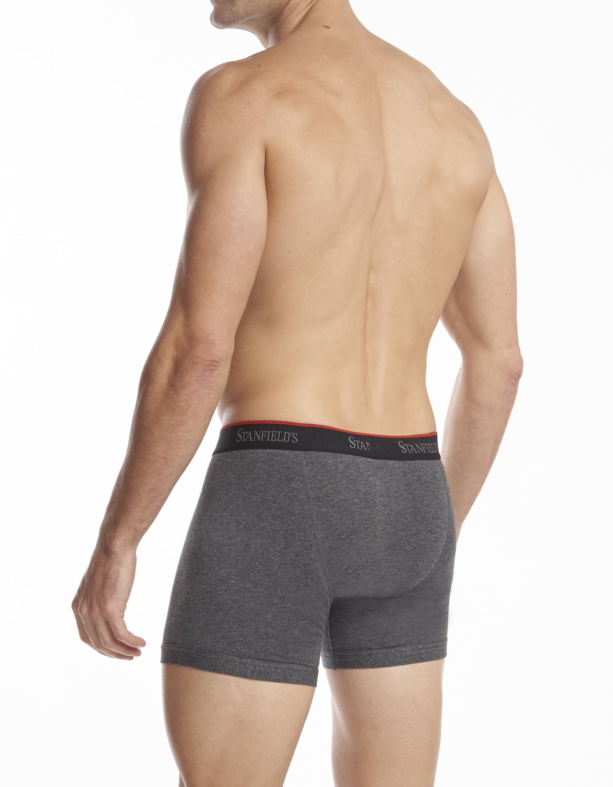 Stanfield's 2-Pack Adult Mens Cotton Stretch Boxer Briefs, Sizes S-5XL