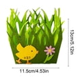 thumbnail image 2 of Tyidzon Easter Basket Felt Storage Baskets Fabric Storage Chick & Bunny Cube Organizer Egg Fruit Candy Basket for Easter Party Decorations, 2 of 6