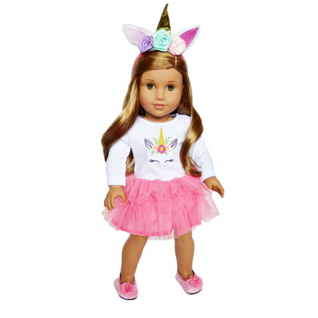 My Brittany's Pink Unicorn Outfit for American Girl Dolls and My Life as Dolls  18 Inch Doll (Best American Girl Doll)