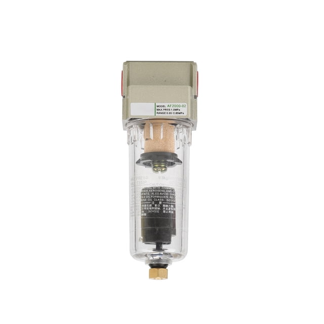 Scienceny Piezas neumáticas, accesorio de filtro de aire, separador de aceite de aire práctico profesional, probador de inyector de combustible Herramientas eléctricas