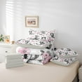 thumbnail image 5 of Manfei Western Cowgirls 7-Piece Twin Bedding Sets,Retro Cowboy Boots Bedding Comforter Set,Pink Cherry Blossom Sheet Sets For Girls Boys,Breathable Home Decor Reversible, 5 of 7