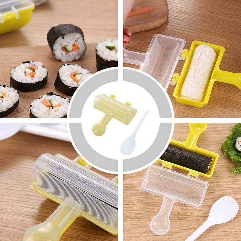 1 Set of Homemade Sushi Roller Kimbap Roller for Rice Roll