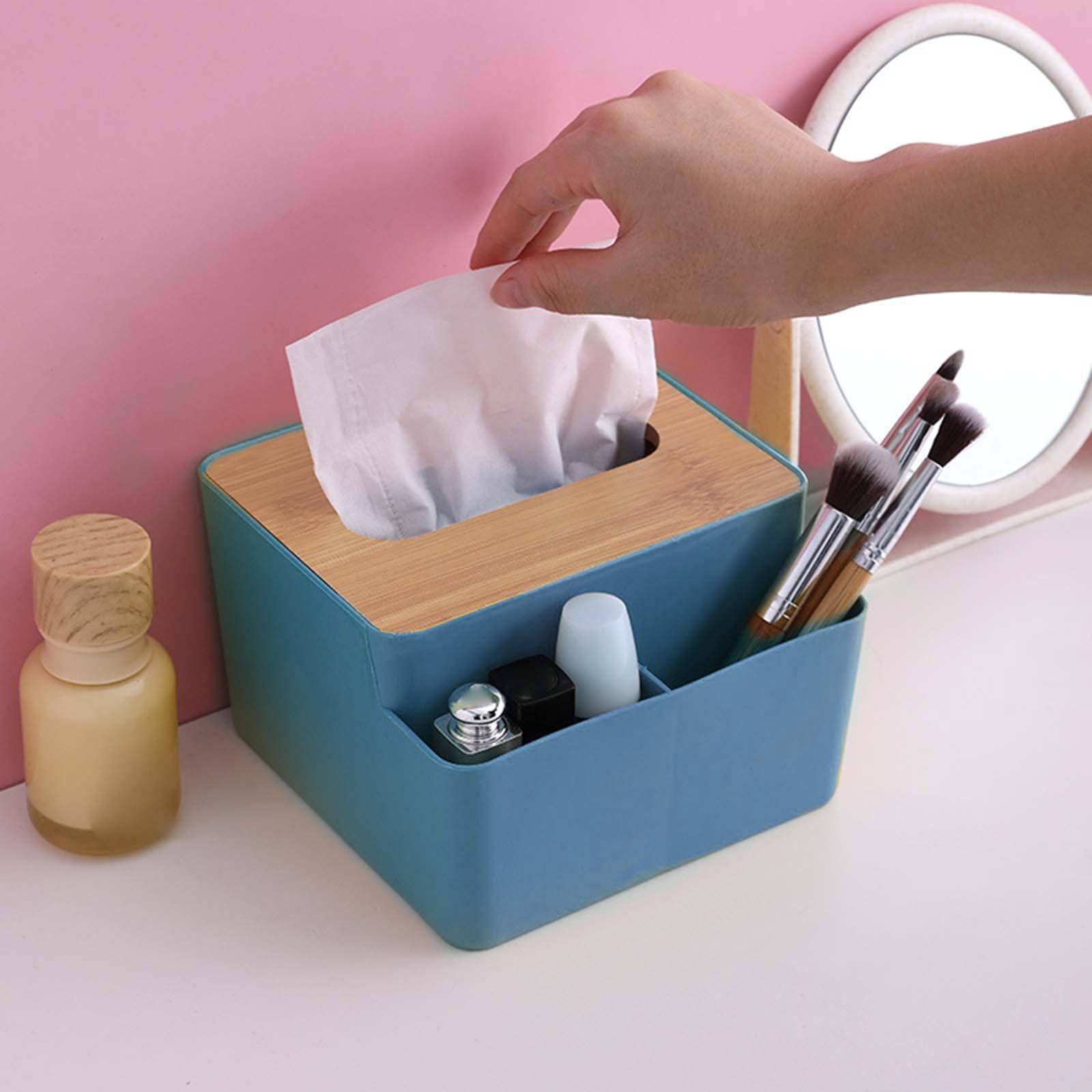 Portable Tissue Case Facial Tissue Box Holder Tissue Paper Storage Holder
