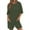 Army Green, variant on Womens V Neck Casual Short Sleeve Romper Oversized Tee Rompers Athletic Workout Reversible Overalls With Pockets Pearl Back Jumpsuit New Years Jumpsuit Seasonal Attire Formal Jumpsuits for Women