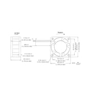 12V 40mm x 40mm x 20mm 4020S DC Brushless 2-pin CPU / Laser / Printer Cooling Fan