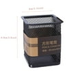 thumbnail image 3 of DAILIHIVE Pen Organizer for Desk,Pen Cup,Pencil Holder,Mesh Pencil Metal Pen Cup Desk Pen Organizer Case Pencil Jar Pencil Storage Bucket For Office Home Supplies,Opening Season, 3 of 5