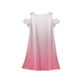 thumbnail image 6 of XADYUY Summer Dress for Girls 10-12 Casual A-Line Sleeveless Toddler Skater Striped Basic Crew Neck Swing Tshirt Dress Girls,Pink 11-12 Years, 6 of 6
