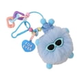 thumbnail image 1 of Llavero de peluche, llavero, llavero de coche, colgante para bolso, colgante para bolsa de regalo Azul, 1 of 9