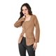 thumbnail image 1 of Blusa con botones metalicos Roman Fashion /Juvenil, 1912 (Cafe) cafe M, 1 of 5