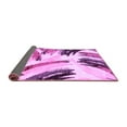 thumbnail image 2 of Ahgly Company Indoor Square Abstract Purple Modern Area Rugs, 4' Square, 2 of 4