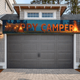 thumbnail image 3 of Forest Design Happy Camper Tent Banner Campfire Nature Scene for Outdoor Adventure Camping Event, 3 of 9