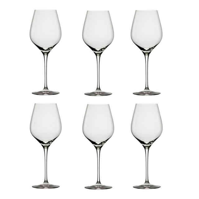 Set Xtellar 6 Copas Vino Cristal Finas 480ml Color Transparente