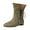 Green, variant on Retro Ankle Boots for Women Flat Lace Up Wide Calf Riding Booties Soft Leather Non Slip Walking Shoes