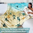 thumbnail image 4 of Dawhud Direct Super Soft Fullqueen Size Fleece Blanket 75" X 90" Turtles, 4 of 7