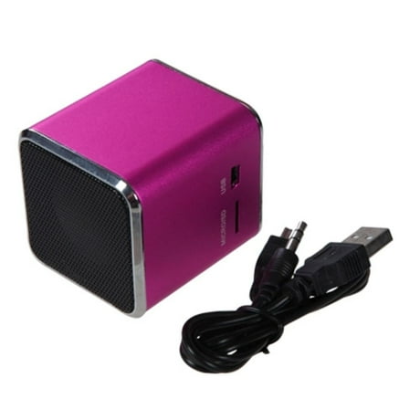 Insten Mini Hot Pink Speakers For PC puter Laptop iPod