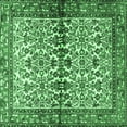 thumbnail image 1 of Ahgly Company Indoor Square Persian Emerald Green Traditional Area Rugs, 5' Square, 1 of 4