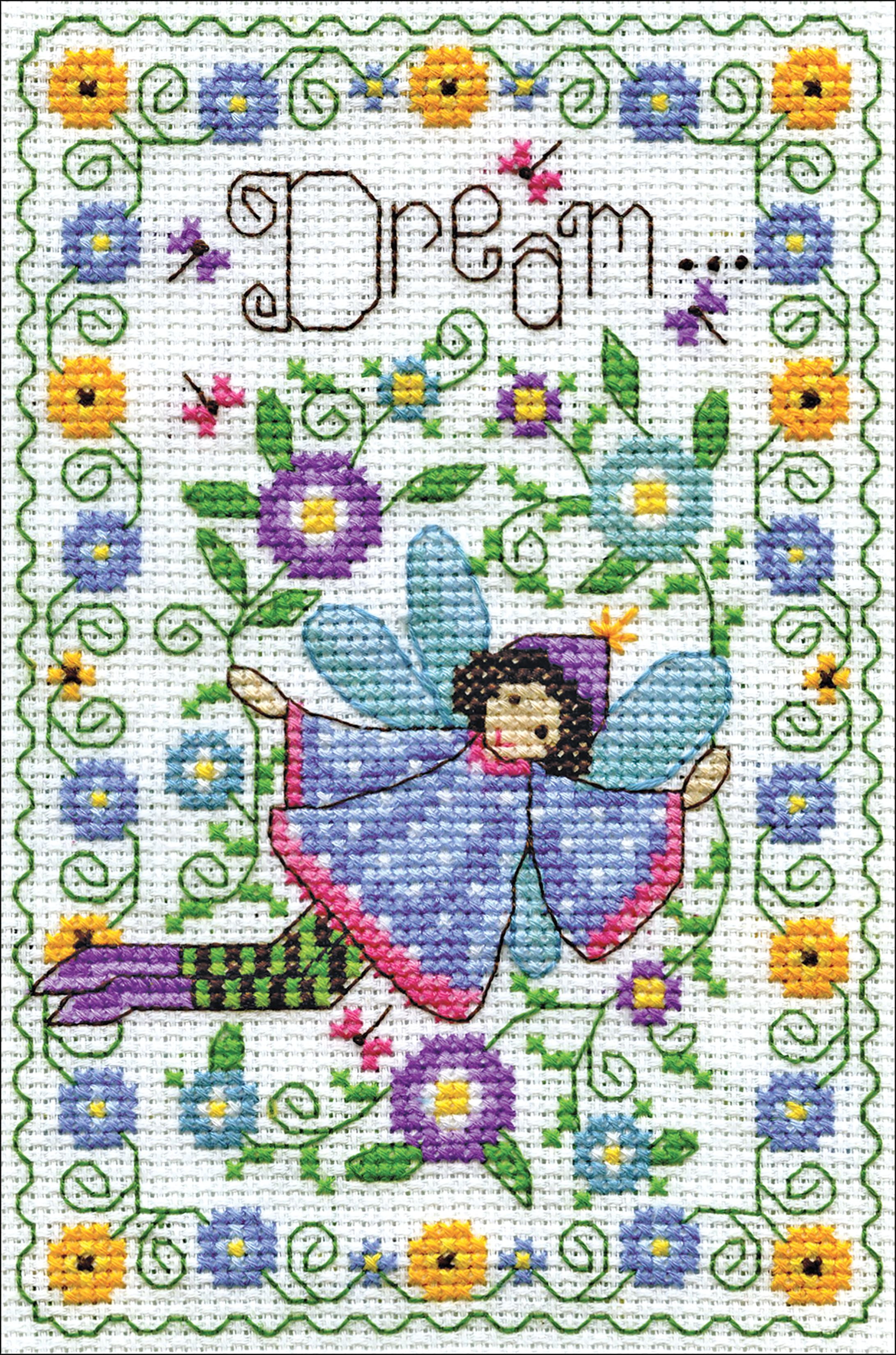 Design Works Counted Cross Stitch Kit 5quotX7quotDream Fairy 14 Count