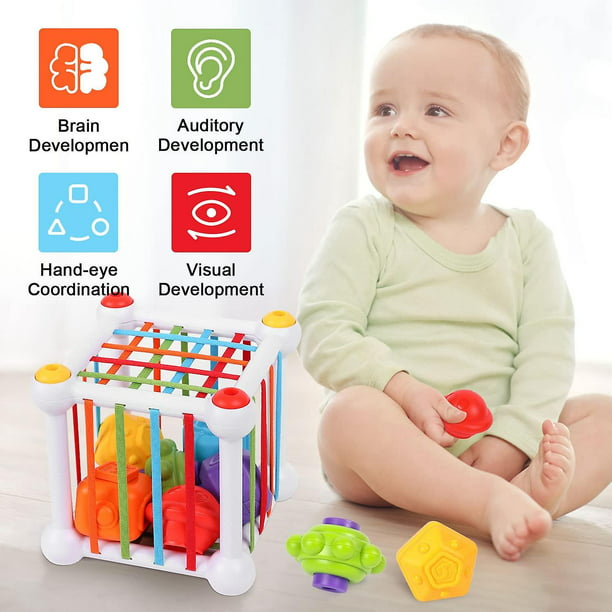 Cube de motricité - Cube éveil bébé - Jouets Montessori