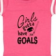thumbnail image 4 of Inktastic Girls Gotta Have Goals Hockey Player Girls Baby Bodysuit, 4 of 5