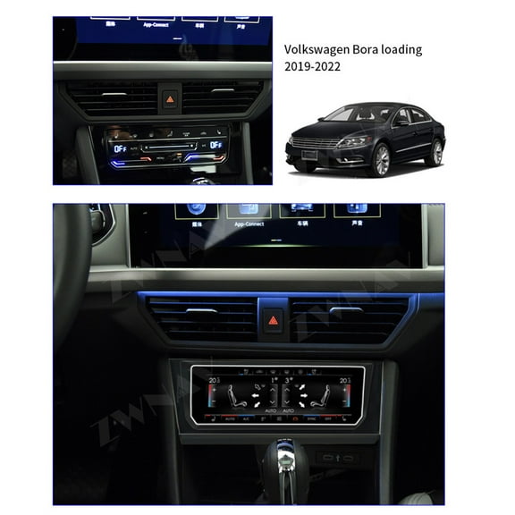 ZWNAV A/C Panel Air Conditioner Climate Control for Volkswagen Bora 2019-2022 Touch LCD Screen unit
