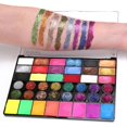 thumbnail image 2 of Face Painting Brushes Nylon Hair Paint Brushes Human Body Paint set New H0, 2 of 8