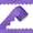 Purple, variant on 70Ft Shine Bulletin Board Borders,Scalloped Poster Boards Decorations Trim for Classroom, School, Office, , Wall Decoration Strips ()