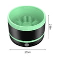 thumbnail image 3 of Sentmoon Up to 90% Off Electric Makeup Brush Cleaner Fast Rotating Automatic Makeup Brush Cleaning Tool For All Sizes Of Beauty Sets Brushes Eye Shadow Blush Brush Cleaning Deals of the Day Clearance, 3 of 9
