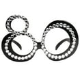thumbnail image 4 of Esquirla Funny Birthday Anniversary Party Glitter Rhinestone Age Plastic Glasses 80th ., 4 of 5