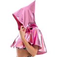 thumbnail image 3 of ZHAOCHENG Capas con capucha para mujer, capa con capucha brillante, disfraces de Halloween, accesorios de bruja vampiro, 3 of 5