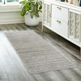thumbnail image 4 of Gertmenian Missha Dario Modern/Contemporary Striped Dark Gray Indoor Area Rug, 2x6 Runner, 4 of 9