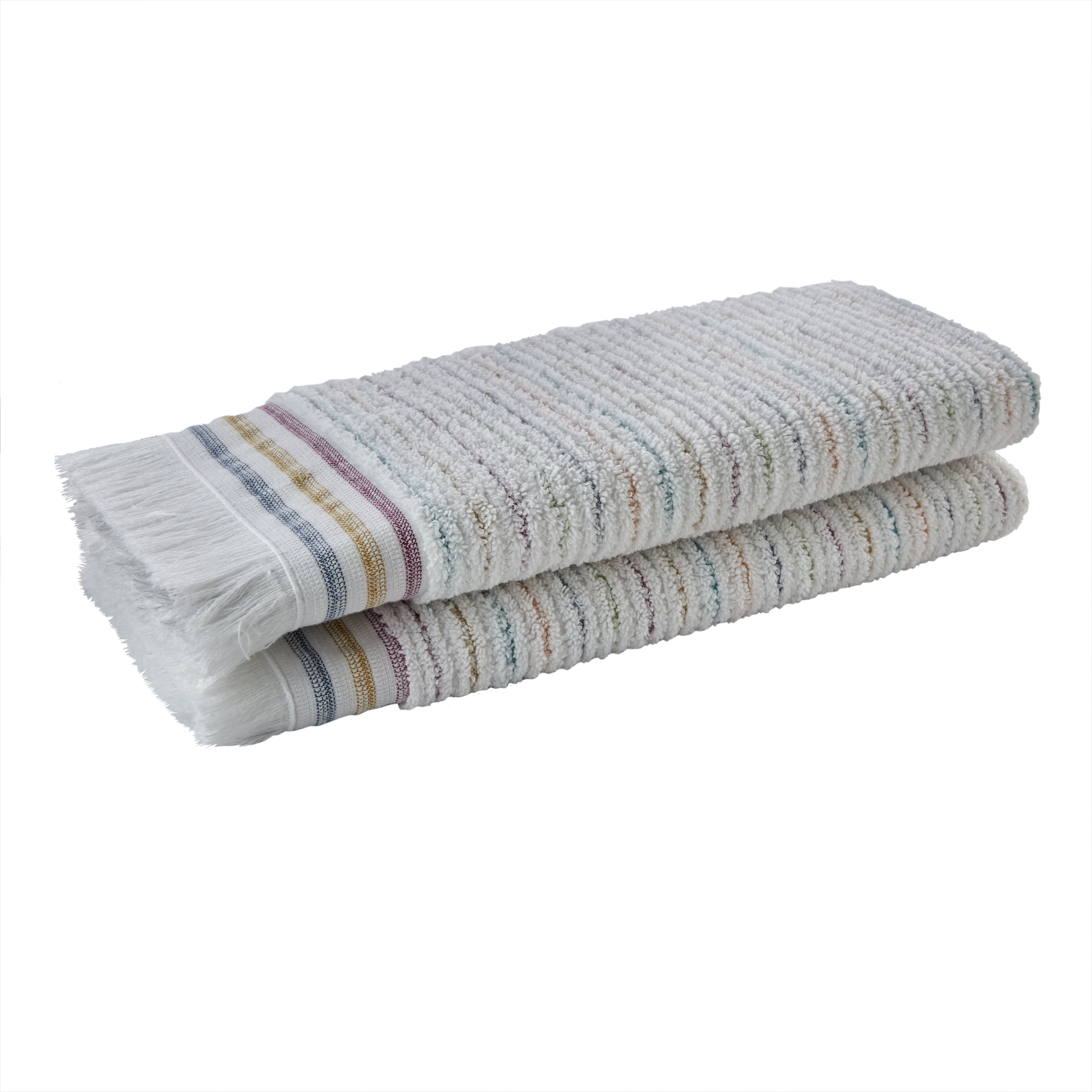 SKL Home Subtle Stripe Hand Towel (2-Pack),Natural