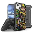 thumbnail image 1 of Armor Kombo Holster Rugged Cover Designed For Apple iphone 13 6.1" Case Black/Black, 1 of 8