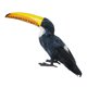 thumbnail image 1 of Pájaro con plumas animado, artesanía de tucán, decoración de primavera al aire libre, pájaro de espuma hecho a mano, decoración de estatua de jardín h, 1 of 9