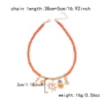 thumbnail image 2 of NICKSUN Boho Tropical Beaded Choker Necklace, Marine Charm Neck Chain with Seashell, Mermaid & Starfish Pendants, Summer Island Vacation Statement Jewelry, 2 of 8