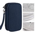 thumbnail image 3 of Electronics Organizer Travel Case Portable Double Layers, Hard Drive, Zipper Wallet Carrying Bag, 3 of 5