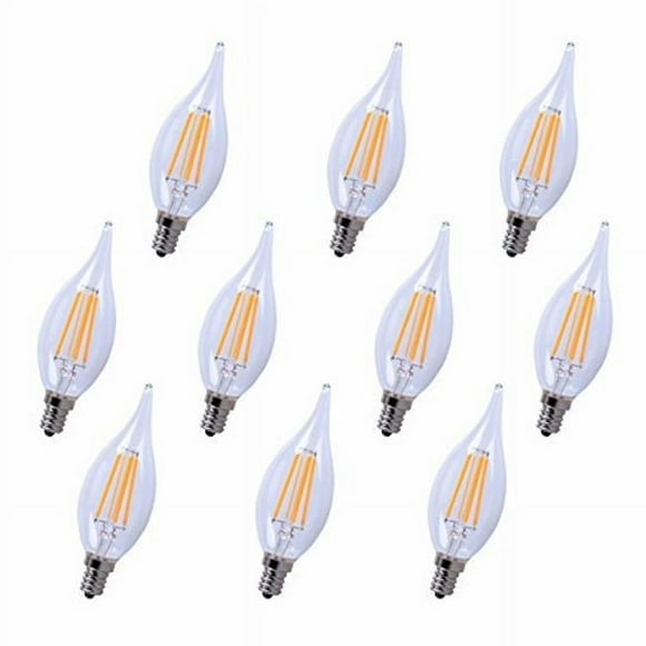 Elitco Lighting E12LED112-10PK LED E12 Candelabra Light Bulb - Pack of 10