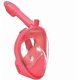 thumbnail image 1 of Aletas de esnórquel y máscara integral de esnórquel para niños, color rosa, 1 of 3
