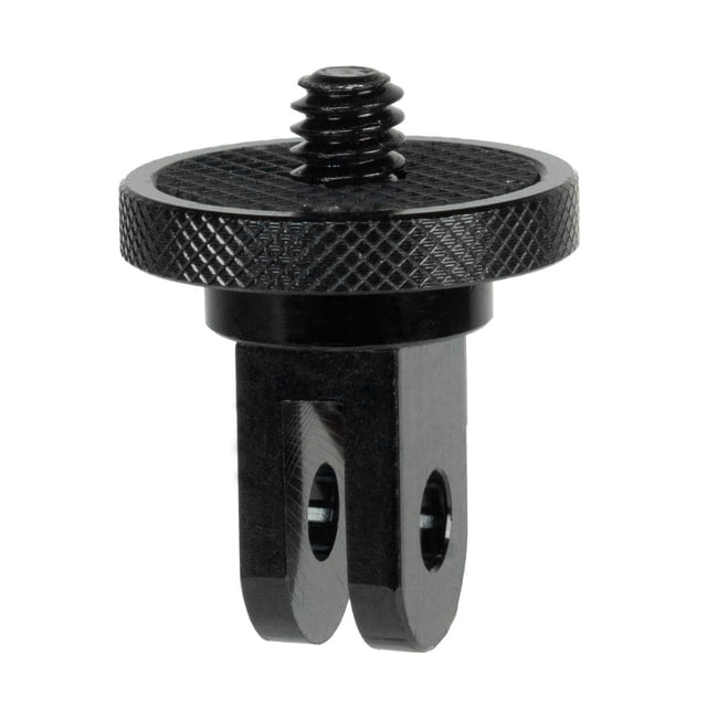Camera Mount Adapter for Ecosystem - ¼-20 Conversion Adapter for Mounting System - Full 100% CNC Aluminum Metal - Mount Your Camera to Any Mount Accessory.,1 * ¼-20 camera mount adapter,black