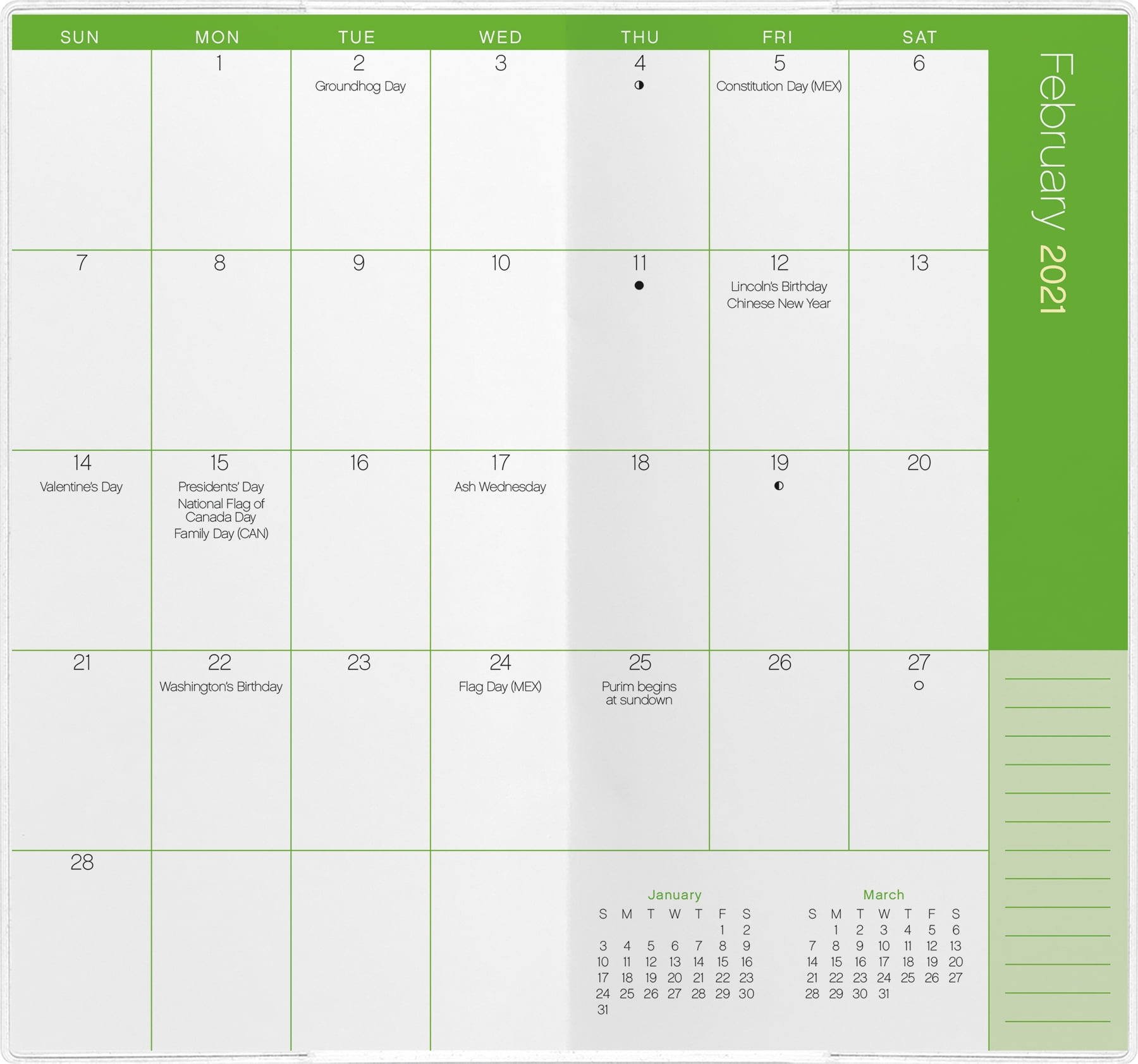 2021 Puppies Pocket Planner