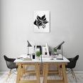 thumbnail image 7 of Boho Black Flowers 12x16in Poster - Unframed Vintage Plant Wall Art, Ideal for Creating Bohemian Neutral Floral Decorations in Home, Office or Dorm, 7 of 7
