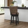 thumbnail image 5 of Hillsdale Kaede 26" Wood Contemporary Counter Stool in Black/Chestnut, 5 of 6