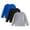 Dark Blue, variant on NOEGOEU 3 Pack Boys Girls Long Sleeve Shirts Cotton Basic Tees Crewneck Tops Layering T-Shirts (Dark Blue,11-12 Years)