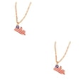 thumbnail image 2 of Qarigey Aleación resaltar individualidad con collar de moda para mujer accesorio elegante collar de acero inoxidable liberia Liberia 2Conjunto, 2 of 6