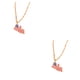 thumbnail image 2 of Qarigey Aleación resaltar individualidad con collar de moda para mujer accesorio elegante collar de acero inoxidable liberia Liberia 2Conjunto, 2 of 6