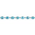 thumbnail image 2 of 10 1/2 Carat Oval Blue Topaz Bracelet in 10K White Gold, 2 of 3