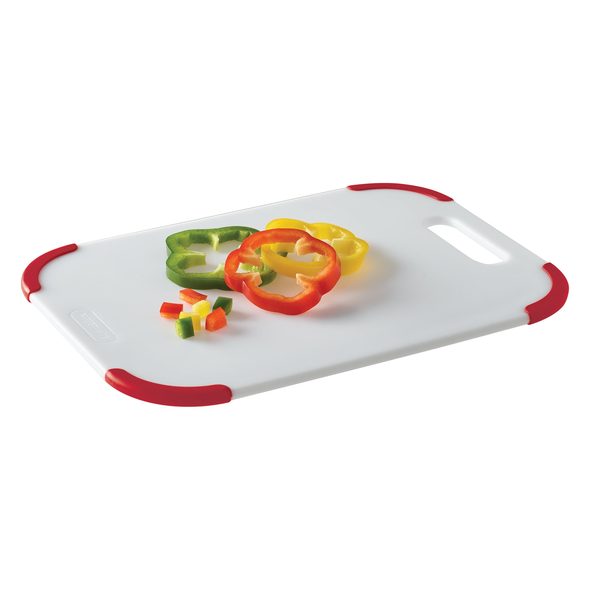 Farberware 10 X 14 Inch Nonslip Poly Cutting Board, Assorted